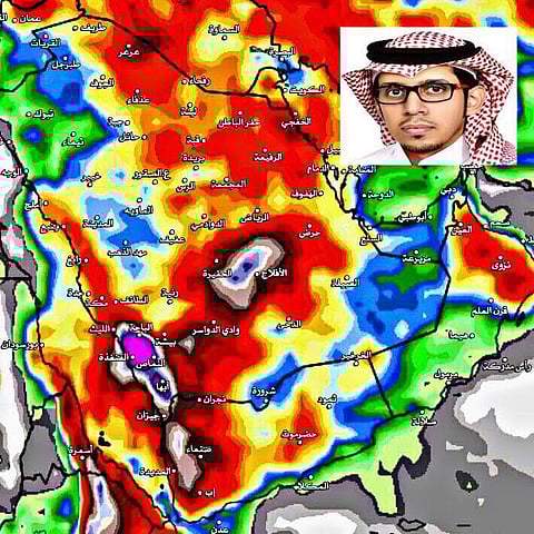 "الجهني": حالات مطرية تغمر مناطق ​السعودية بعد حالة "عالية" التاريخية