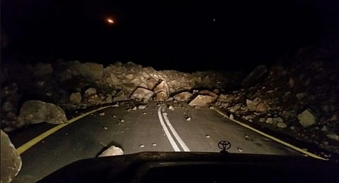 "غامرة" بالباحة.. تغلق عقبة حزنة اضطراريًا وذي منعا والملك خالد احترازيًا