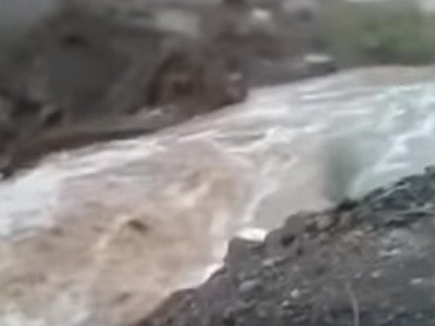 بالفيديو.. الأمطار تسيل أودية  جنوب غرب تبوك