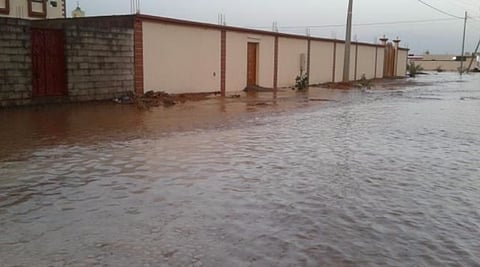 أمطار غزيرة على شمال الطائف
