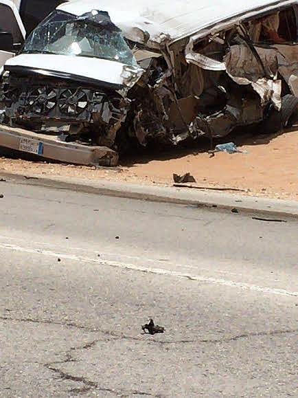 عنيزة.. تصادم "دينا" بحافلة معلمات يصرع ويصيب 8