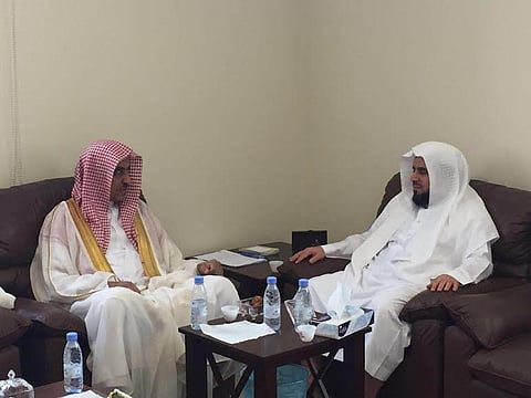 رئيس محكمة الاستئناف بنجران يتفقد محاكم المنطقة
