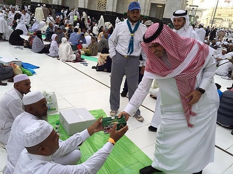 شاهد.. وزير التعليم يشارك ٦٠٠ كشاف تقديم الخدمات الإنسانية بالحرم
