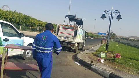إزالة 115 بسطة مخالفة بأسواق وشوارع غرب الطائف