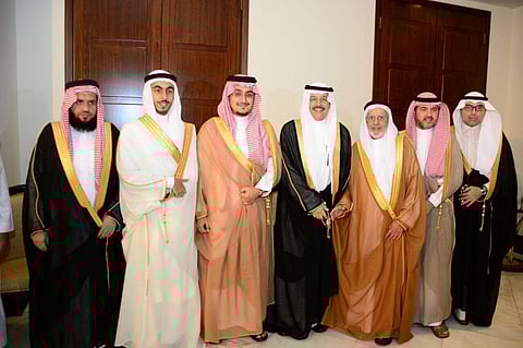 أمراء ومسؤولون يشرفون زفاف العليان والمهنا