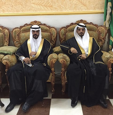"نايف" و "عبدالله" يحتفلان بزفافهما