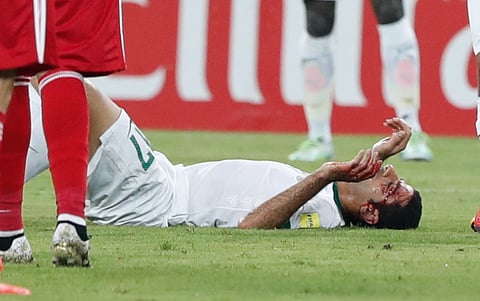 تيسير تحامل على الإصابة وشارك في انتصار الأخضر العريض