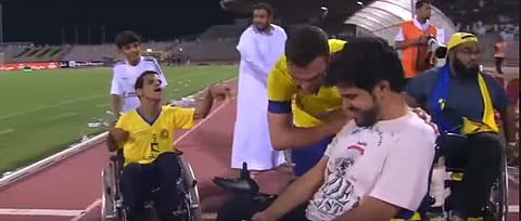 بالفيديو.. لقطة "توميتشاك" النصر تنال استحسان الجماهير