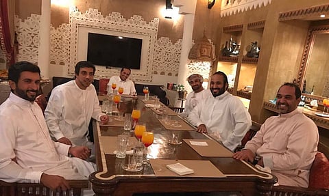 ولي ولي العهد يجتمع بأعضاء هيئة الشؤون الاقتصادية والتنموية الخليجية بالرياض