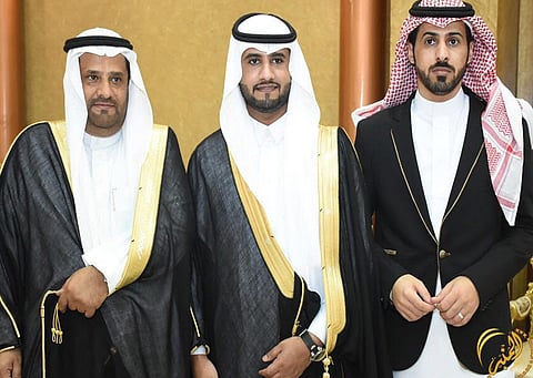 ​​"العضيلة" يحتفل بزفافه بالرياض