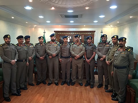 مدير مدنى الطائف يُقلد 5 ضُباط رتبهم الجديدة