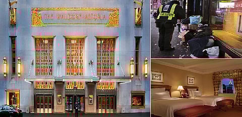 مشردو نيويورك يعيشون في أفخم الفنادق!