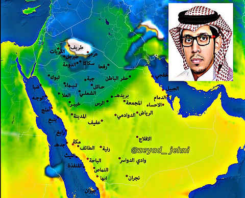 "الجهني": ساعات وتبدأ حالة عدم الاستقرار.. أمطار وثلوج بعدة مناطق