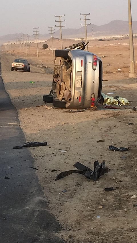 بعد مصرع اللواء الحربي عليه .. وفاة و7 إصابات بطريق الشميسي الخلفي بمكة