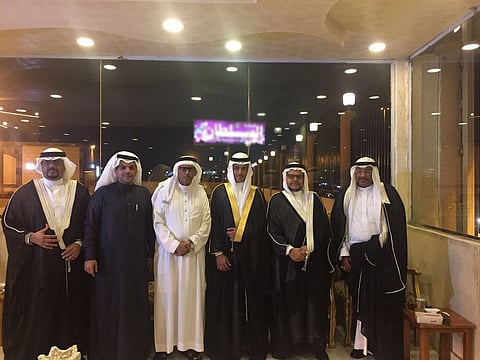 "باعطية" يحتفل بزفافه بمكة