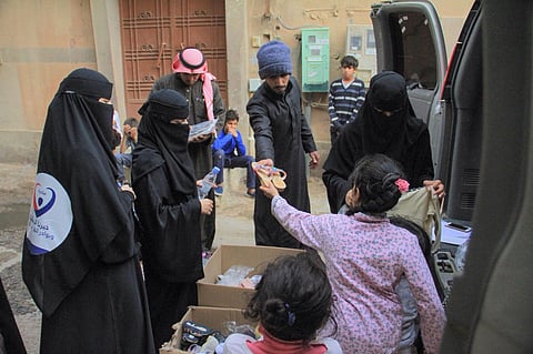 فريق "سخاء" ينهي مبادرته التطوعية لـ100 أسرة بالقصيم