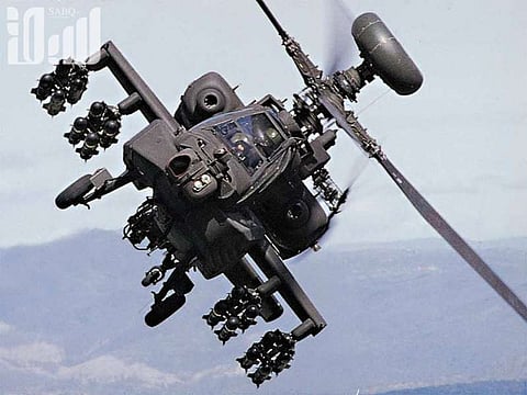 الأباتشي تفتح النار على المتمردين الحوثيين في "حرض" الحدودية