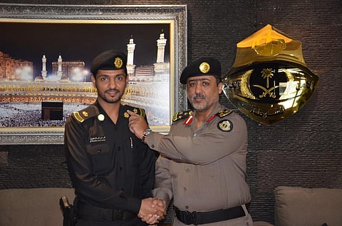 ​مدير شرطة مكة يقلد "الدعجاني" رتبة رائد