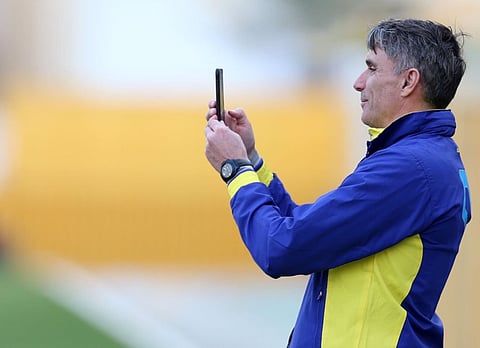 "كارتيرون": شاهدت اللاعبين من خلال الـdvd وجاهزون لحصد نقاط الوحدة