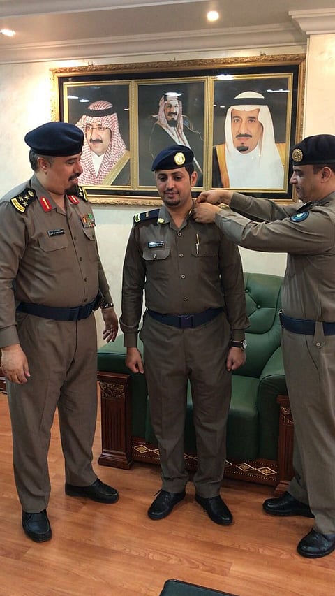 "العتيبي" إلى رئيس رقباء بمدني الطائف