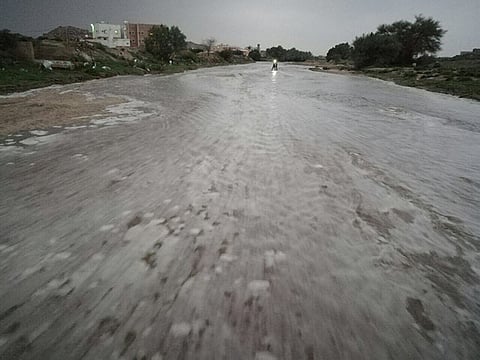 هطول أمطار متوسطة إلى خفيفة بالطائف