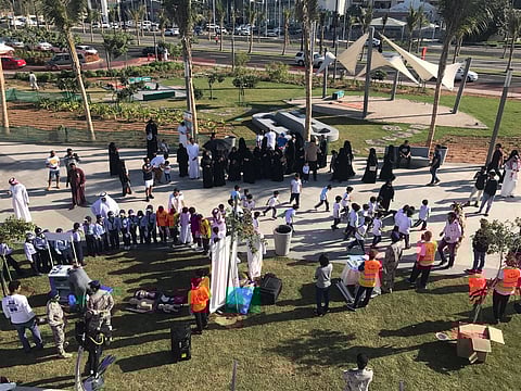 حرس الحدود يقيم فعاليات توعية لطلاب جدة بالسلامة البحرية