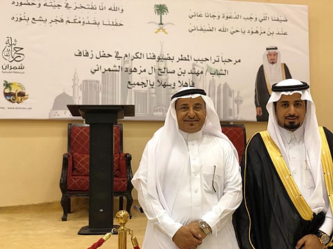 "آل مزهود" يحتفل بزفاف "مهند" بالدمام