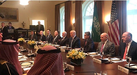 مراسلة البيت الأبيض تكشف.. ماذا قال ترامب لولي العهد في "غداء العمل"؟