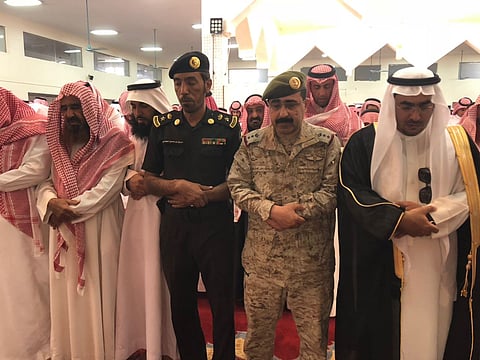 أهالي العلا يشيعون شهيد الوطن "فيصل العنزي"