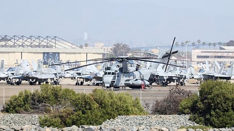 تحطم طائرة هليكوبتر لمشاة البحرية الأمريكية في كاليفورنيا ومقتل طاقمها