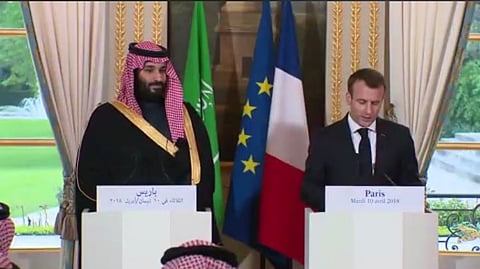 هكذا رد ولي العهد على صحفية  سألته في الإليزيه: لماذا لم تأتِ أسرتك معك؟