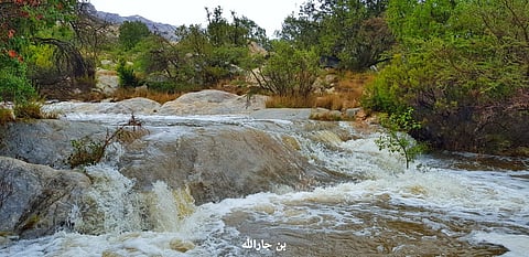 بالفيديو.. أمطار غزيرة تضرب الأجزاء الشرقية والشمالية من تنومة