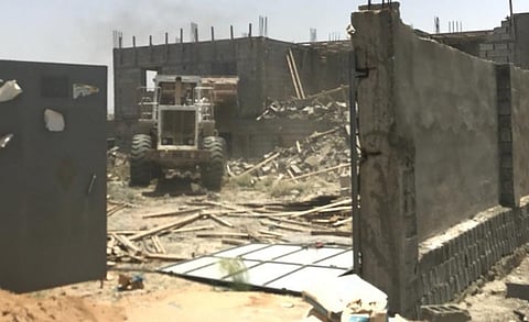 إزالة إحداثات عشوائية على مساحة 40 ألف م2 بالطائف الجديدة