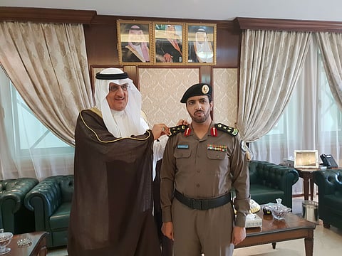 "البواردي" يقلّد مدير شرطة شقراء رتبة "عميد"