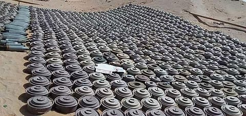 "مسام" ينزع 7416 لغماً في اليمن خلال 102 يوم