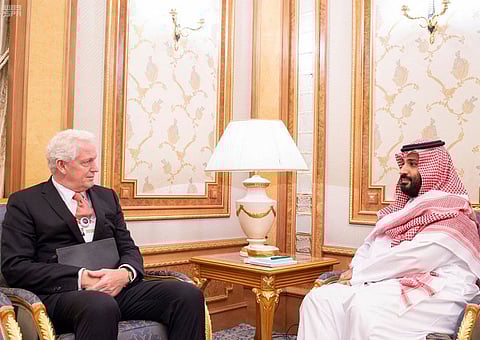 ولي العهد يستعرض مع رئيس "أكور" الاستثمارات القائمة بين أكور وصندوق الاستثمارات العامة