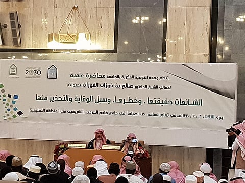 الفوزان: ‏الشائعات التي تتعرض لها بلاد الحرمين الشريفين لابد من صدها وبيان بطلانها كل بحسبه