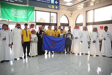 استقبال حافل لـ"كشافة الدواسر" لتميزهم على مستوى المملكة