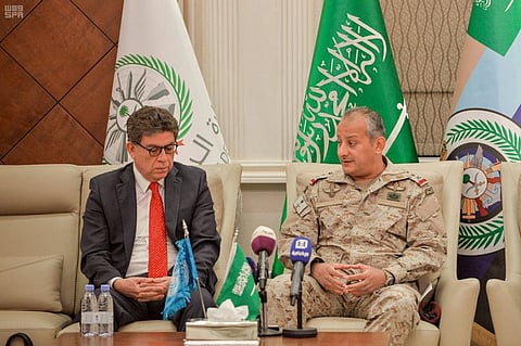 قائد القوات المشتركة للتحالف يلتقي رئيس لجنة مجلس الأمن المعنية بالقرار (2140)
