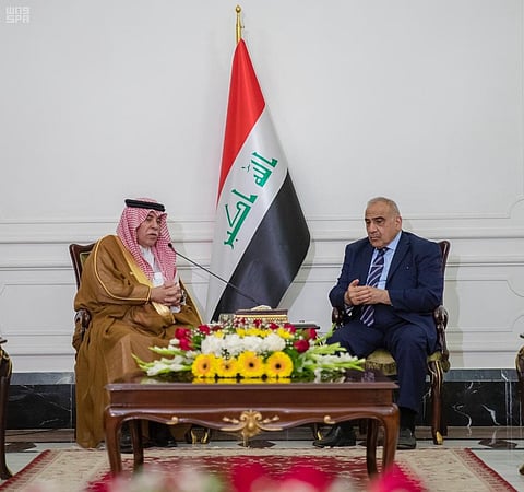 رئيس الوزراء العراقي يستقبل الوفد الاقتصادي السعودي