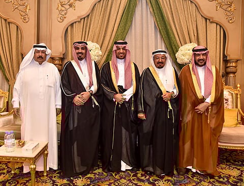 زفاف نايف الأحمدي من كريمة "الشمري" بالشرقية