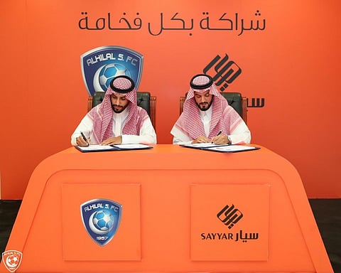 الهلال وسيار.. شريكان لخمسة أعوام