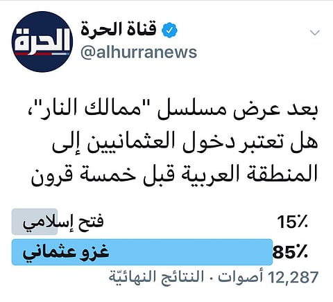 في استفتاء لقناة أمريكية.. دخول العثمانيين المنطقة العربية غزو أكثر منه فتح إسلامي