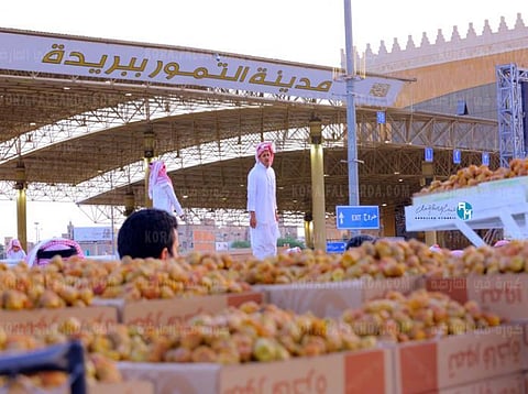 "المجدول" و"الصقعي" يتصدران مبيعات التمور ببريدة