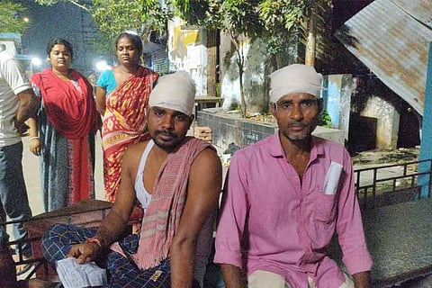 मारपीट के बाद घायल दो लोग अस्पताल में इलाजरत 