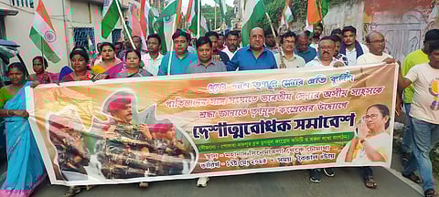 कांथी में निकाली गई विशाल सद्भावना रैली