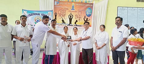 डीएसटीपीएस में उत्साह एवं उमंग के साथ मना 11वां अंतर्राष्ट्रीय योग दिवस 