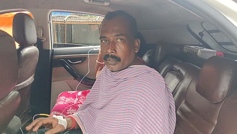 घायल तृणमूल के क्षेत्रीय अध्यक्ष बबलू मंडल