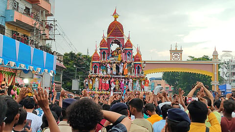 श्रीरामपुर के महेश की 629 वीं रथयात्रा में उमड़ी भक्तों की भीड़