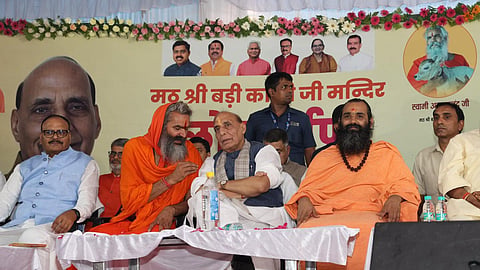 लखनऊ के चौक क्षेत्र में कालीजी मंदिर में नवनिर्मित खंड का उद्घाटन